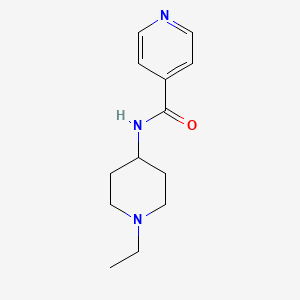 N-(1-ethyl-4-piperidinyl)isonicotinamide