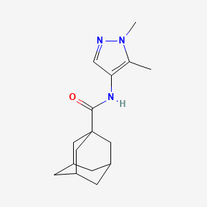 N-(1,5-dimethyl-1H-pyrazol-4-yl)-1-adamantanecarboxamide