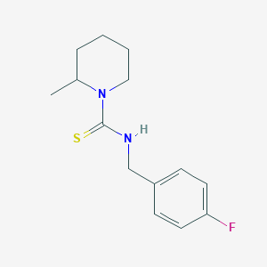 N-(4-fluorobenzyl)-2-methyl-1-piperidinecarbothioamide