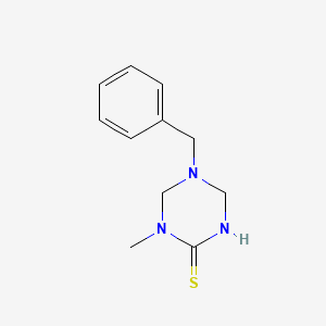 5-benzyl-1-methyl-1,3,5-triazinane-2-thione