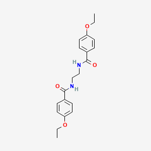 molecular formula C20H24N2O4 B4701227 N,N'-1,2-ethanediylbis(4-ethoxybenzamide) 