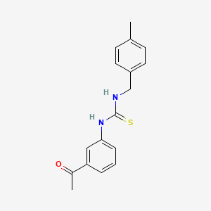 N-(3-acetylphenyl)-N'-(4-methylbenzyl)thiourea