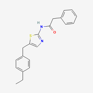 N-[5-(4-ethylbenzyl)-1,3-thiazol-2-yl]-2-phenylacetamide