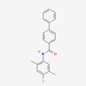 N-(4-iodo-2,5-dimethylphenyl)-4-biphenylcarboxamide