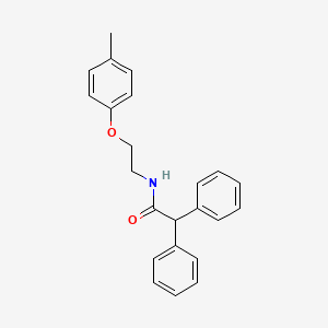 N-[2-(4-methylphenoxy)ethyl]-2,2-diphenylacetamide