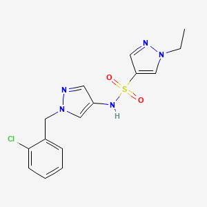 N-[1-(2-chlorobenzyl)-1H-pyrazol-4-yl]-1-ethyl-1H-pyrazole-4-sulfonamide