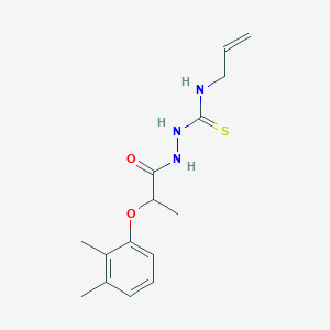 N-allyl-2-[2-(2,3-dimethylphenoxy)propanoyl]hydrazinecarbothioamide