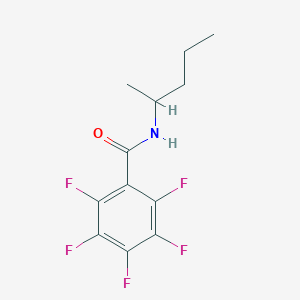 2,3,4,5,6-pentafluoro-N-(1-methylbutyl)benzamide