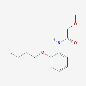 molecular formula C13H19NO3 B4701507 N-(2-butoxyphenyl)-2-methoxyacetamide 