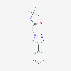 molecular formula C13H17N5O B470151 N-tert-butyl-2-(5-phenyltetrazol-2-yl)acetamide CAS No. 445412-91-9