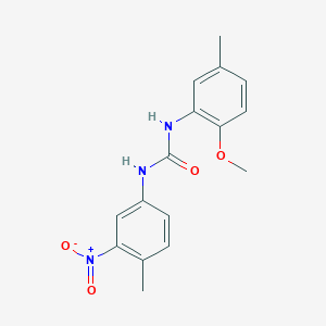 N-(2-methoxy-5-methylphenyl)-N'-(4-methyl-3-nitrophenyl)urea