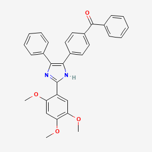 phenyl{4-[4-phenyl-2-(2,4,5-trimethoxyphenyl)-1H-imidazol-5-yl]phenyl}methanone