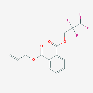 molecular formula C14H12F4O4 B4701690 allyl 2,2,3,3-tetrafluoropropyl phthalate 