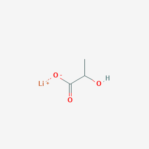 molecular formula C3H5LiO3 B047018 乳酸锂 CAS No. 867-55-0