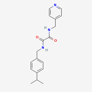 molecular formula C18H21N3O2 B4701840 N-(4-isopropylbenzyl)-N'-(4-pyridinylmethyl)ethanediamide 