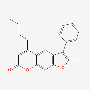 5-butyl-2-methyl-3-phenyl-7H-furo[3,2-g]chromen-7-one