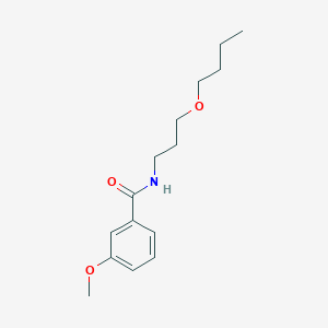 molecular formula C15H23NO3 B4701978 N-(3-butoxypropyl)-3-methoxybenzamide 