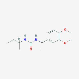 N-(sec-butyl)-N'-[1-(2,3-dihydro-1,4-benzodioxin-6-yl)ethyl]urea