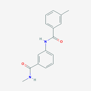 3-methyl-N-{3-[(methylamino)carbonyl]phenyl}benzamide