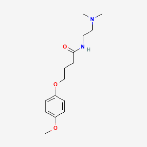 N-[2-(dimethylamino)ethyl]-4-(4-methoxyphenoxy)butanamide