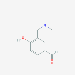 molecular formula C10H13NO2 B047023 3-[(二甲氨基)甲基]-4-羟基苯甲醛 CAS No. 116546-04-4