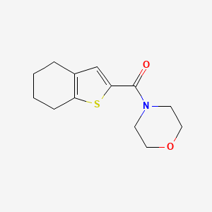 molecular formula C13H17NO2S B4702424 4-(4,5,6,7-tetrahydro-1-benzothien-2-ylcarbonyl)morpholine 