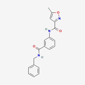 N-{3-[(benzylamino)carbonyl]phenyl}-5-methyl-3-isoxazolecarboxamide