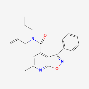 N,N-diallyl-6-methyl-3-phenylisoxazolo[5,4-b]pyridine-4-carboxamide