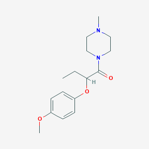 1-[2-(4-methoxyphenoxy)butanoyl]-4-methylpiperazine