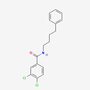 molecular formula C17H17Cl2NO B4702498 3,4-dichloro-N-(4-phenylbutyl)benzamide 