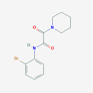 N-(2-bromophenyl)-2-oxo-2-(1-piperidinyl)acetamide