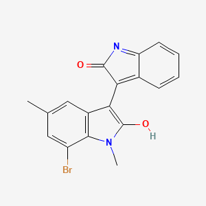 7-bromo-1,5-dimethyl-3,3'-biindole-2,2'(1H,1'H)-dione