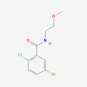 5-bromo-2-chloro-N-(2-methoxyethyl)benzamide