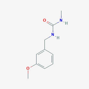molecular formula C10H14N2O2 B4702680 N-(3-methoxybenzyl)-N'-methylurea 