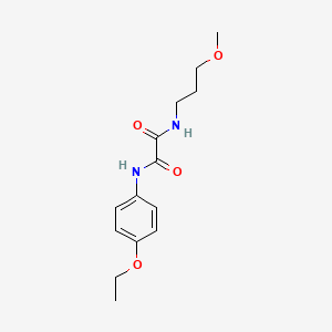 molecular formula C14H20N2O4 B4702749 N-(4-ethoxyphenyl)-N'-(3-methoxypropyl)ethanediamide 