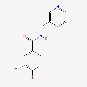molecular formula C13H10F2N2O B4702843 3,4-difluoro-N-(3-pyridinylmethyl)benzamide 