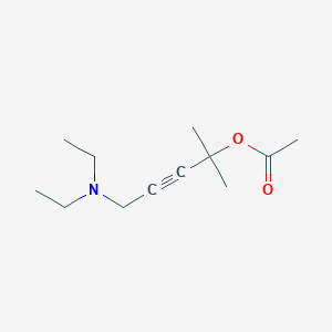 molecular formula C12H21NO2 B4703012 4-(diethylamino)-1,1-dimethyl-2-butyn-1-yl acetate 