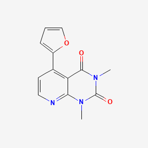 molecular formula C13H11N3O3 B4703131 5-(2-furyl)-1,3-dimethylpyrido[2,3-d]pyrimidine-2,4(1H,3H)-dione 