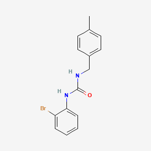 molecular formula C15H15BrN2O B4703332 N-(2-bromophenyl)-N'-(4-methylbenzyl)urea 