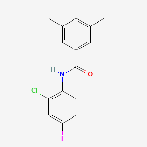 molecular formula C15H13ClINO B4703421 N-(2-chloro-4-iodophenyl)-3,5-dimethylbenzamide 