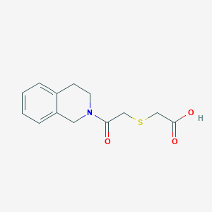 {[2-(3,4-dihydro-2(1H)-isoquinolinyl)-2-oxoethyl]thio}acetic acid