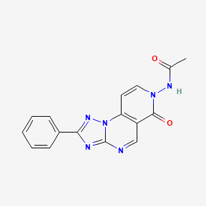 N-(6-oxo-2-phenylpyrido[3,4-e][1,2,4]triazolo[1,5-a]pyrimidin-7(6H)-yl)acetamide