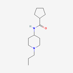 N-(1-propyl-4-piperidinyl)cyclopentanecarboxamide