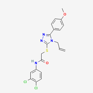 N-(3,4-dichlorophenyl)-2-{[5-(4-methoxyphenyl)-4-(prop-2-en-1-yl)-4H-1,2,4-triazol-3-yl]sulfanyl}acetamide