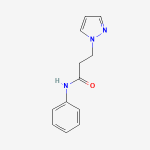 N-phenyl-3-(1H-pyrazol-1-yl)propanamide