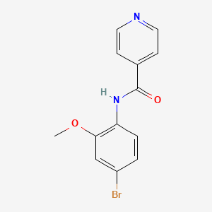 N-(4-bromo-2-methoxyphenyl)pyridine-4-carboxamide