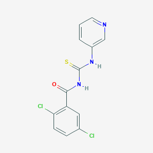 molecular formula C13H9Cl2N3OS B470475 2,5-dichloro-N-(pyridin-3-ylcarbamothioyl)benzamide CAS No. 445420-24-6