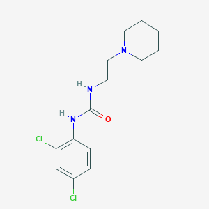 N-(2,4-dichlorophenyl)-N'-[2-(1-piperidinyl)ethyl]urea