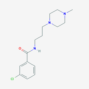 3-chloro-N-[3-(4-methyl-1-piperazinyl)propyl]benzamide