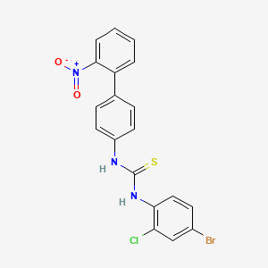 N-(4-bromo-2-chlorophenyl)-N'-(2'-nitro-4-biphenylyl)thiourea